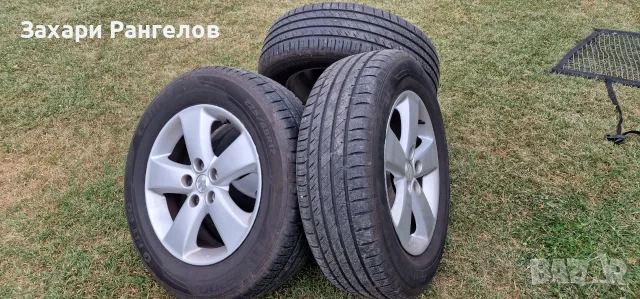 🛞 Оригинални 17" алуминиеви джанти Suzuki + летни гуми 225/65 R17 DOT 2023, снимка 5 - Гуми и джанти - 55323419