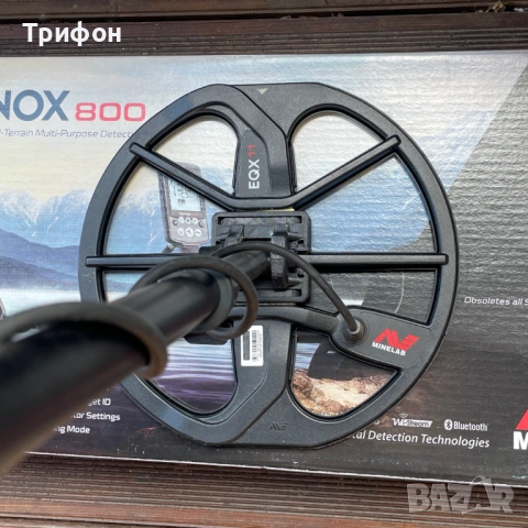 Металотърсач Minelab Equinox 800 + 11” сонда + кутия и фактура металдетектор, снимка 2 - Други спортове - 54804183