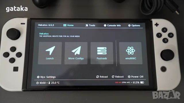 Nintendo Switch OLED с чип - 128GB и 18 игри, снимка 6 - Nintendo конзоли - 55531382