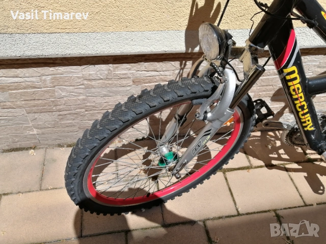 Спортен алуминиев велосипед 24 *   Mercury aero tubing 7005 Shimano 3X7 , снимка 11 - Велосипеди - 54320791