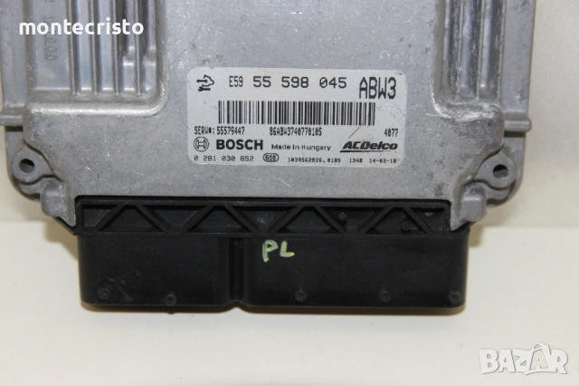 Моторен компютър Opel Astra J / 55598045 / 0281030852 / 55 598 045 / 0 281 030 852 / 55579447, снимка 2 - Части - 54773534