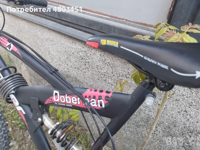Велосипед 26-ца, Доберман, черен., снимка 7 - Велосипеди - 54263004