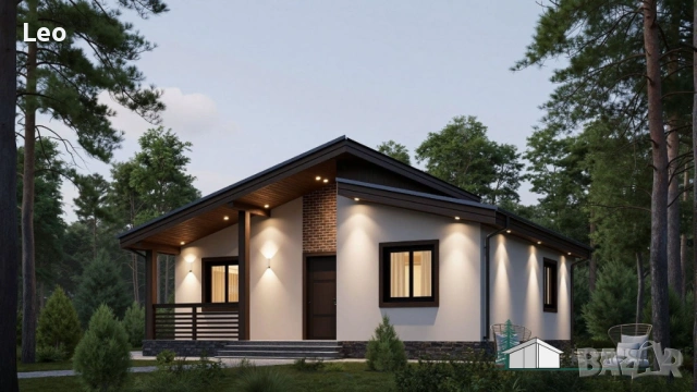 Архитектурен проект за рамкова къща, снимка 2 - Къщи - 49755411