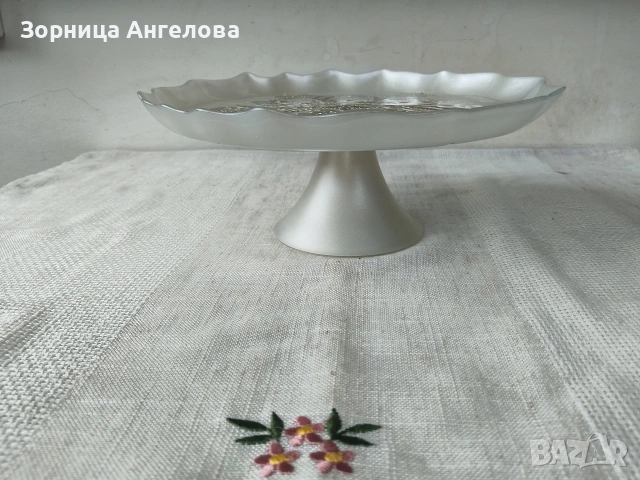 Нова Елегантна стъклена фруктиера, снимка 5 - Сервизи - 54809763
