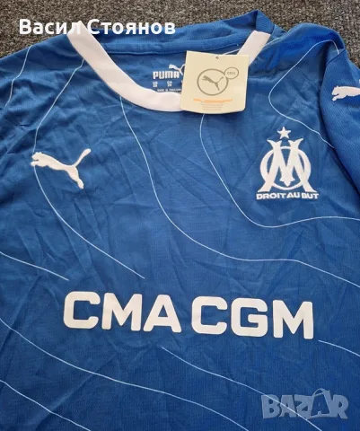 Олимпик Марсилия / Olimpique Marseille Puma Away Jersey 2023-24 -за ръст 145-155см, снимка 2 - Фен артикули - 55657415