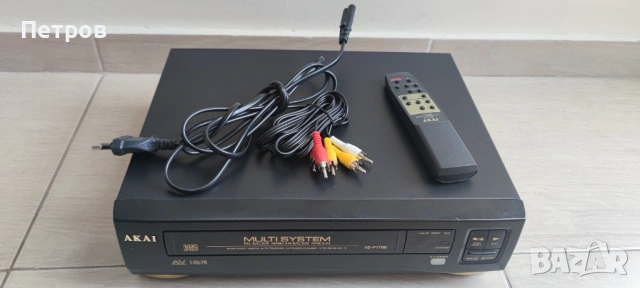 Видео AKAI VHS , снимка 2 - Плейъри, домашно кино, прожектори - 54017747