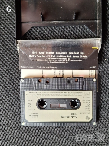 Аудио касета Van Halen 1984 Jump, studio album audio cassette, Оригинално издание, снимка 4 - Аудио касети - 54251774