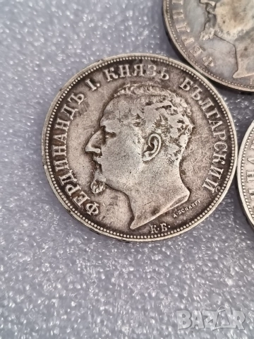 5 лева Фердинанд 1892и1894, снимка 7 - Нумизматика и бонистика - 55527613