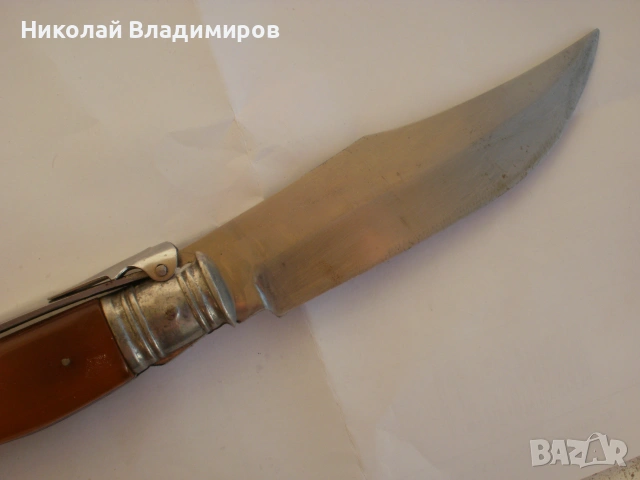 Нож стар голям оригинален Навахо Navaja джобен нож джобно ножче, снимка 13 - Ножове - 55215111