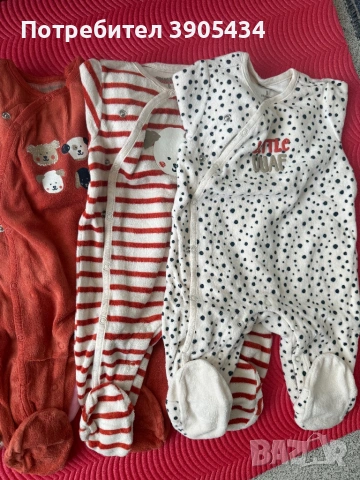 3-6 мес. Ромпър с дълго ръкавче 9бр./28€, снимка 6 - Комплекти за бебе - 54287894