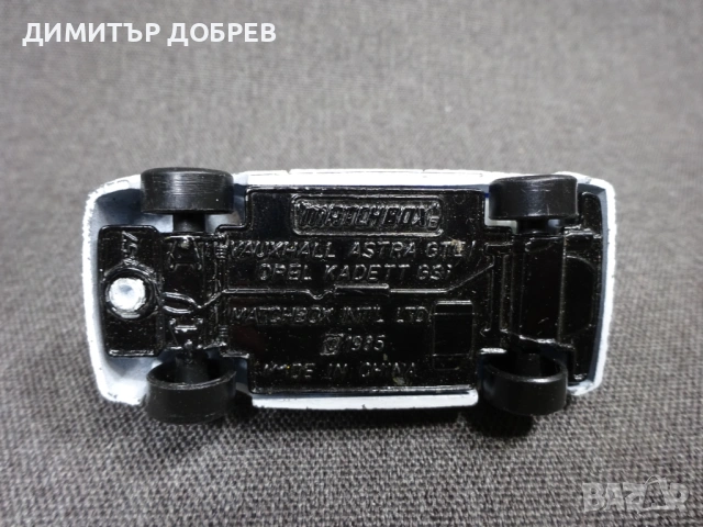  СТАРА РЕТРО МЕТАЛНА КОЛИЧКА OPEL KADETT GSI MATCHBOX CHINA, снимка 6 - Колекции - 54105908