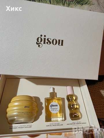 комплект с мед от Gisou – Honey Hair Icons, снимка 3 - Продукти за коса - 54209195