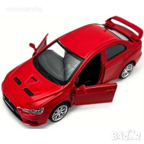 Метални колички: Mitsubishi Lancer Evolution X, снимка 2 - Колекции - 54738558