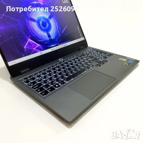 Lenovo LOQ 15 Gen 9/144Hz/i5-12450HX/RTX 3050 6GB/16GB DDR5/512TB NVMe, снимка 4 - Лаптопи за игри - 55151313