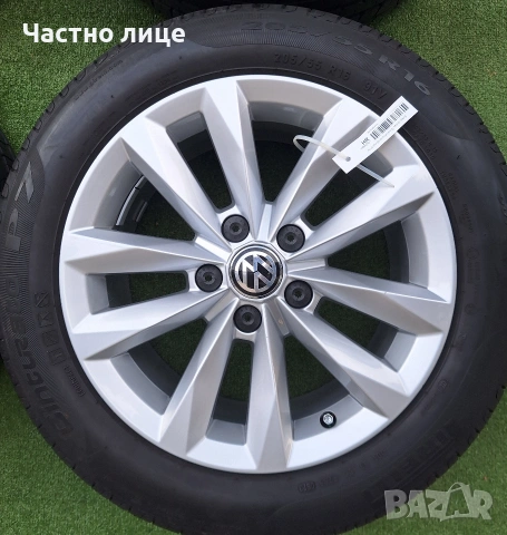 Продавам 4бр 16-ки джанти с летни гуми за Фолксваген Пасат, Голф 5,6,7,8, Туран , снимка 3 - Гуми и джанти - 54233550