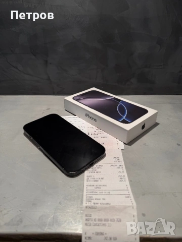 Iphone 16 Pro Black Titanium + гаранция, снимка 5 - Apple iPhone - 54381876