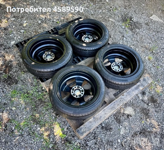4бр.Алуминиеви джанти 17цола 5x120+НОВИ ГУМИ DOT4924 за BMW E60/E63/E65, снимка 16 - Гуми и джанти - 54933618