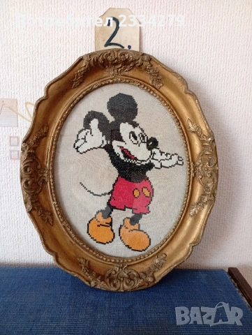 Гоблени, българска изработки от 70-те години, поставени в остъклени рамки. , снимка 6 - Гоблени - 45908773