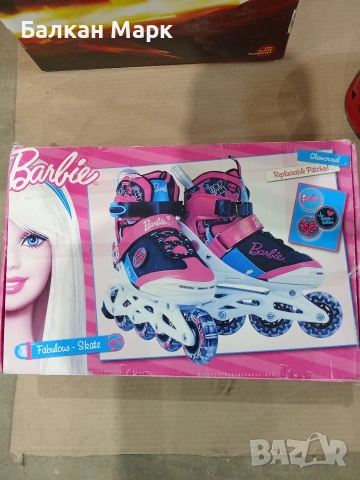 Регулируеми детски ролери Barbie Fabulous – Размер 33-37, Нови (Внос от Германия), снимка 2 - Ролери, кънки - 54929990
