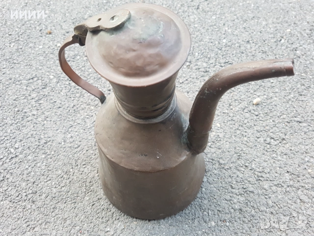 Османски бакърен ибрик гюм чайник 