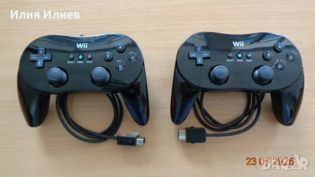 Nintendo Wii - Original Classic Gamepad Controller Black RVL-005 (02)