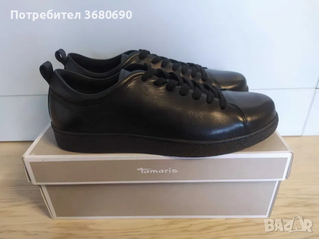 Дамски черни обувки естествена кожа N40, снимка 6 - Дамски ежедневни обувки - 54218739