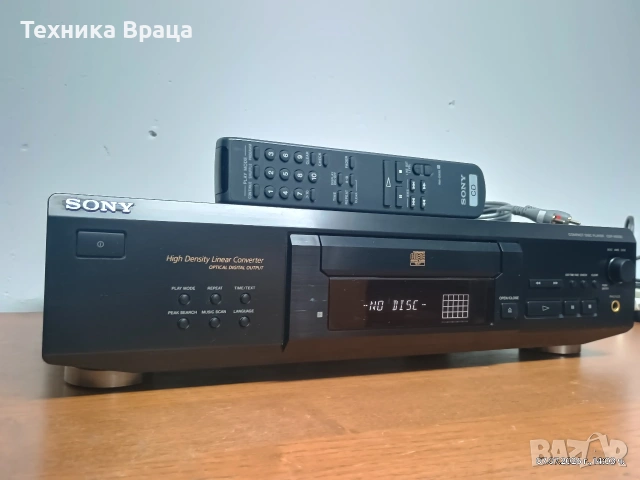 CD плеър Sony CDP-XE530 с оригинално дистанционно. Изпращам видео. , снимка 3 - Аудиосистеми - 55187532