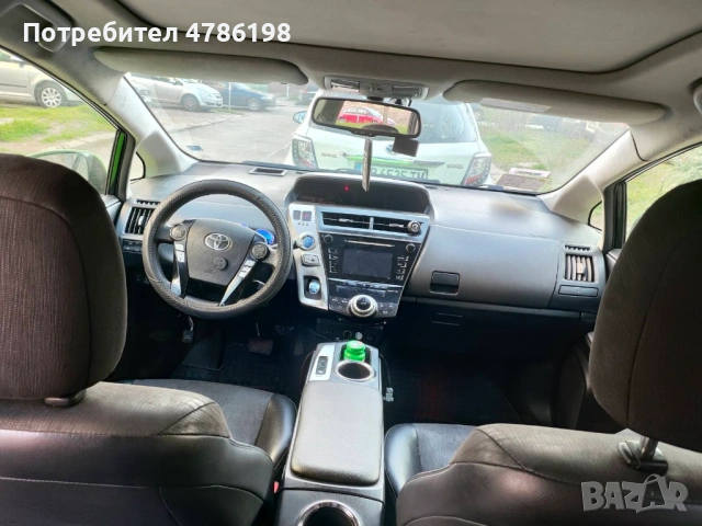 Такси под Аренда към Taxi Me,Toyota Prius+,7 Местен,Хибрид плюс Газ-68лв/35 евро на ден, снимка 7 - Rent a car - 54142386