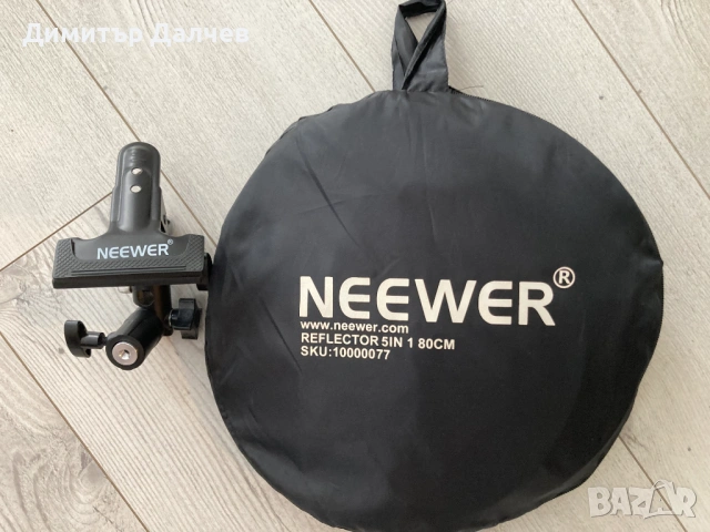 Сгъваем рефлектор NEEWER 5 в 1, снимка 4 - Чанти, стативи, аксесоари - 54815515