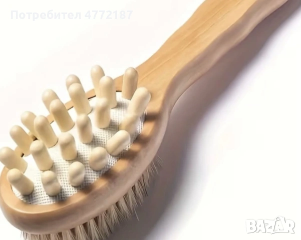 Дървена четка двустранна 