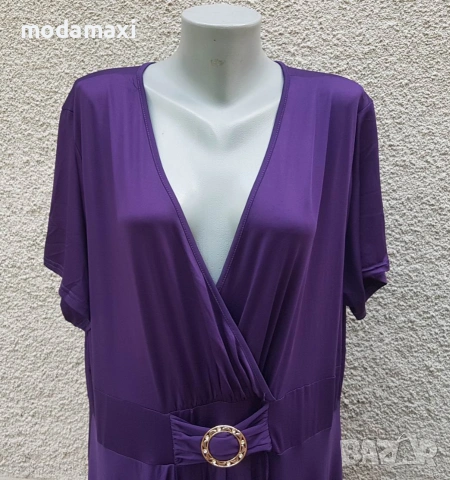 4XL  Нова дълга  официална рокля Rose Gal , снимка 2 - Рокли - 54982305