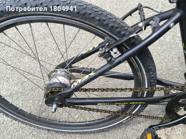 Велосипед 24" MBK алуминиева рамка, диск + контра, снимка 7 - Велосипеди - 54547320