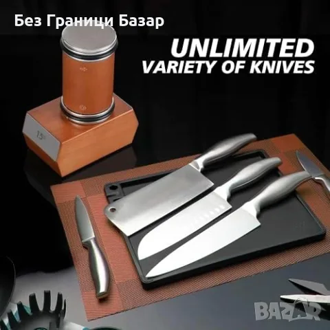Ново Точило за ножове с ролка, диамантен диск 400/1000, 15° и 20° заточване нож, снимка 6 - Други - 55412383