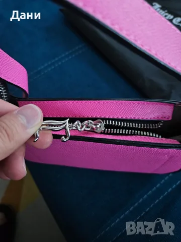 Продавам чисто НОВА малка секси Дамска чанта Juicy Couture, оригинална, розова, снимка 5 - Чанти - 55547819