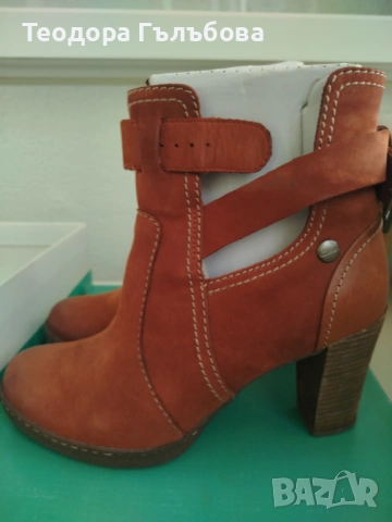 Дамски боти Clarks, снимка 6 - Дамски боти - 54829286