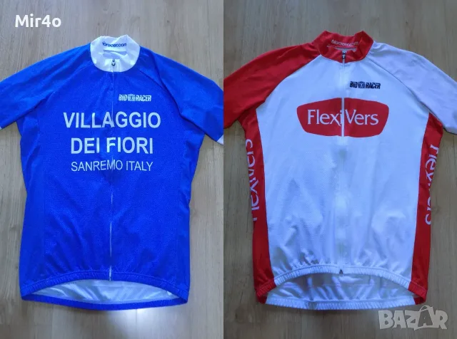 вело джърси bio racer екип тениска шосейно колоездене мъжко оригинално L/XXL, снимка 1 - Спортни дрехи, екипи - 48030632