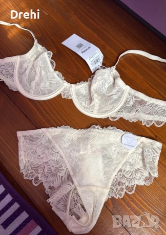 Нов комплекс сутиен 75А и бразилки М размер , снимка 2 - Бельо - 54118697