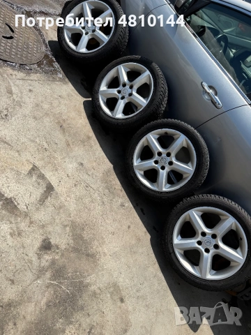 Продавам оригинални 17” джанти от Opel Astra H с гуми 225/45 R17 DOT 2022, снимка 5 - Гуми и джанти - 54683410