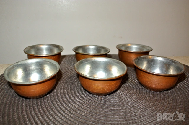 Медни чаши за кафе и други напитки