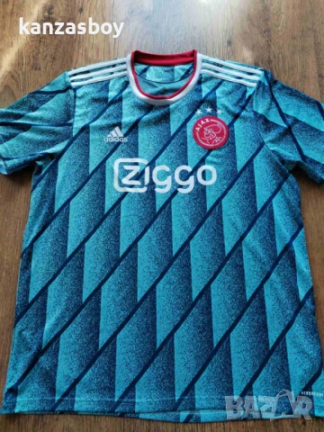 AJAX AMSTERDAM x ADIDAS 2020 2021 AWAY FOOTBALL SHIRT - футболна колекционерска тениска КАТО НОВА ХЛ, снимка 4 - Тениски - 54905286
