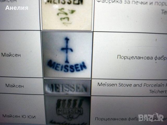 Meissen плато син лук , снимка 7 - Чинии - 54405059