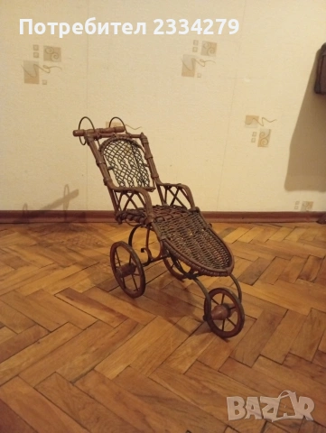 Автентична количка за кукли и декорация, изработена ръчно., снимка 9 - Колекции - 54493281