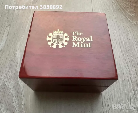Златна монета британски суверен Piedfort proof sovereign 2017, снимка 4 - Нумизматика и бонистика - 55308333