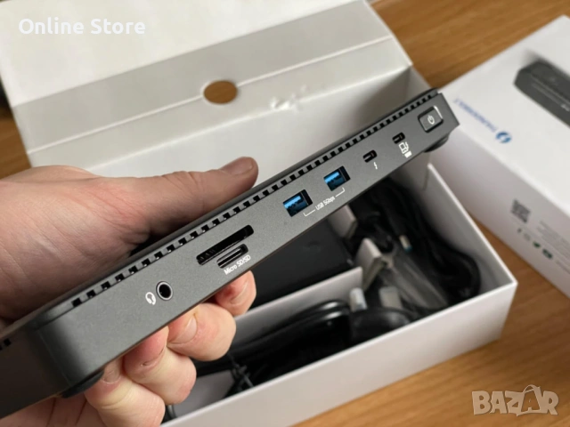 Plugable Thunderbolt 4 докинг станция 13-в-1 – 8K / 2x4K HDMI, 100W зареждане, снимка 10 - Други - 54169939