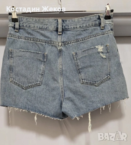  Нови със етикет. Дамски оригинални къси панталонки дънкови. ASOS DENIM , снимка 2 - Къси панталони и бермуди - 54895661