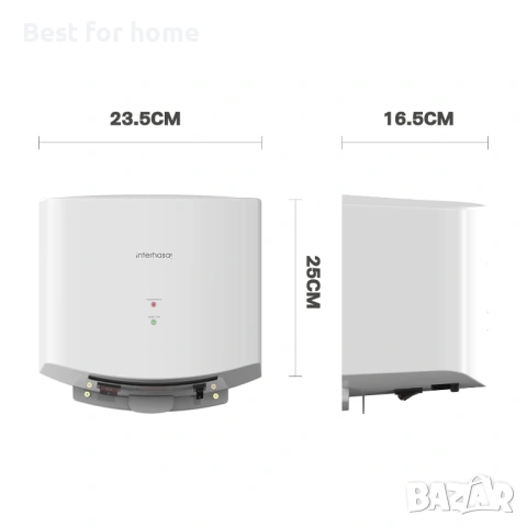 interhasa! 1250W Сушилня за ръце, снимка 5 - Друга електроника - 54216798