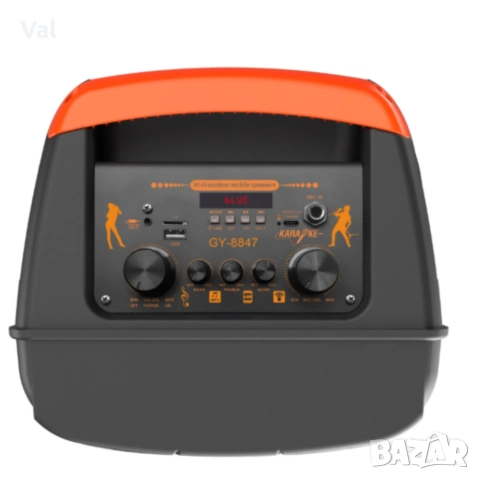 Bluetooth караоке тонколона GY-8847 с Led осветление, снимка 8 - Тонколони - 54826074