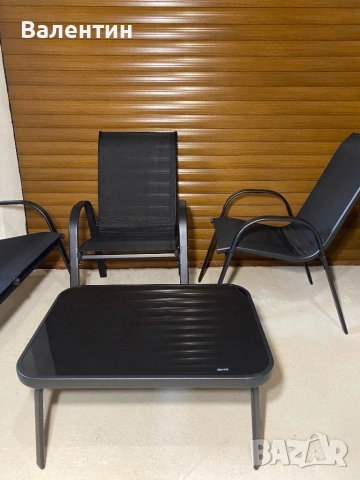 Градински комплект от 4 части, снимка 7 - Градински мебели, декорация  - 53996741