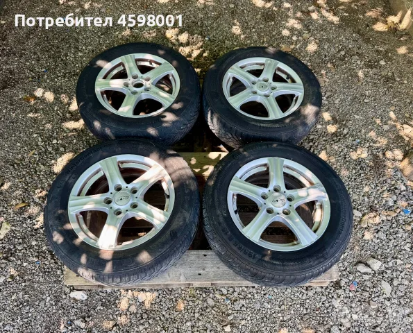 4бр.Алуминиеви джанти 15цола 5x112 за Vw Golf 5,6,Touran,Caddy,Skoda Octavia,Seat Altea,Audi A3