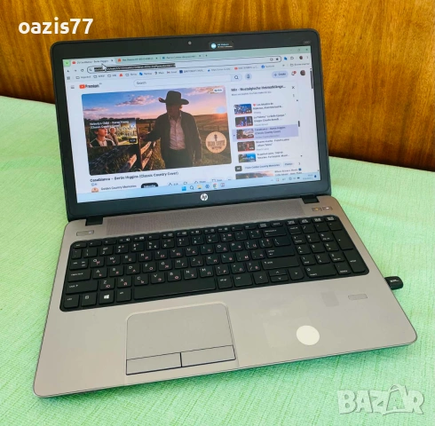 Нов Лаптоп НР-450 i5 4300 ,Ram 12 gb  SSD 128gb WIN 11 или 10